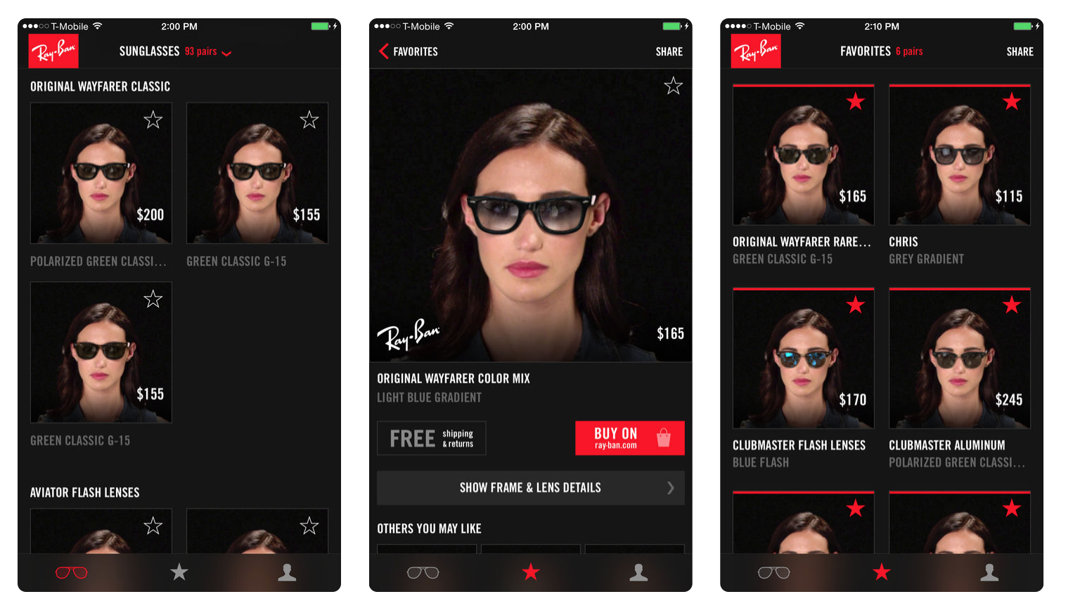 ray ban virtual try on online