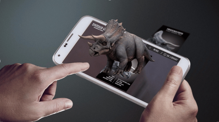 Dinosaur 4D app 
