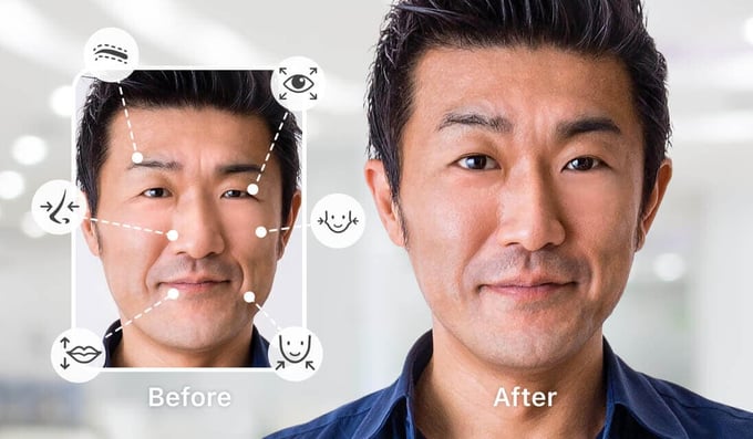 ai face reshape simulator