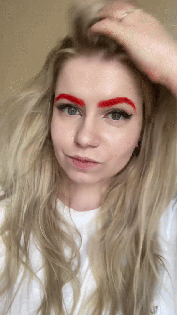 AR eyebrow makeup