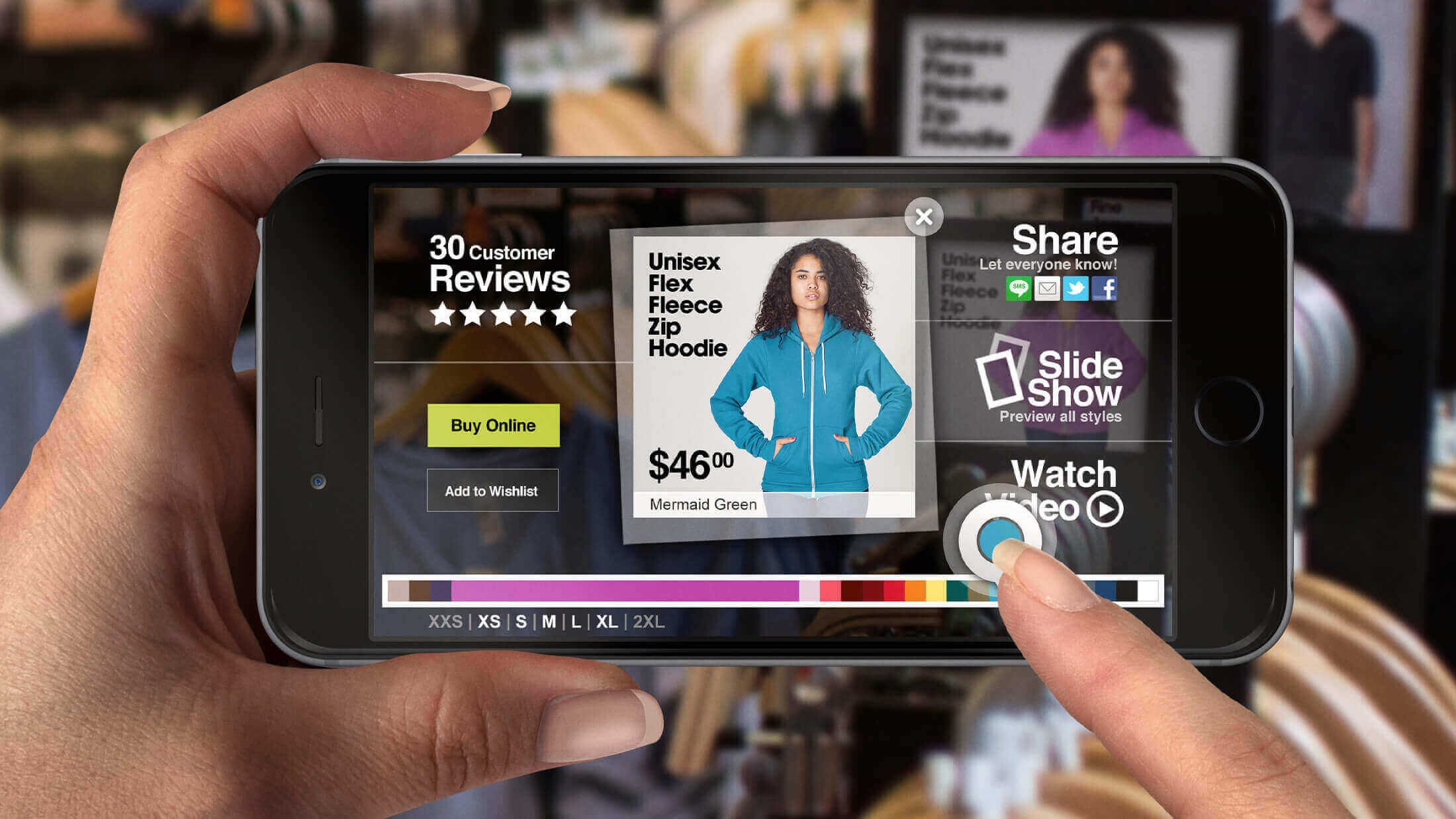 American Apparel | Best Uses for Augmented Reality