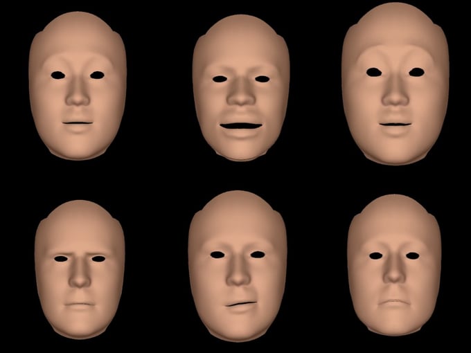 android face tracking face morphs