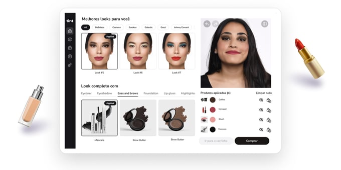cosmetics virtual try-on