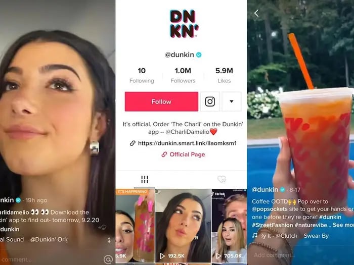 dunkin-donuts-influencer-ads-trends