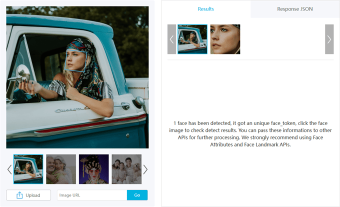 face++ face recognition api