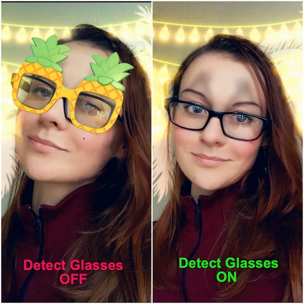glasses detection SDK demo
