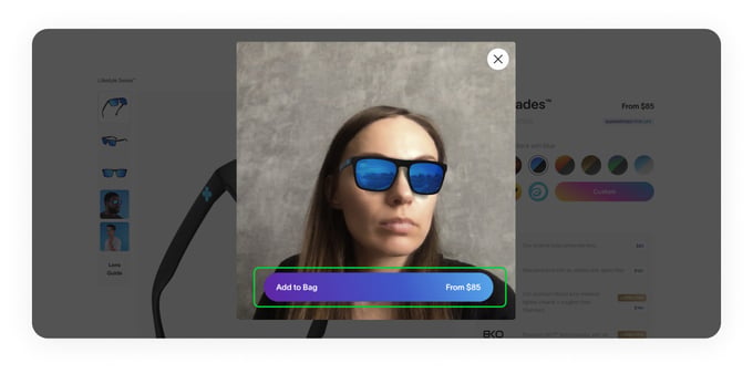 virtual glasses try-on