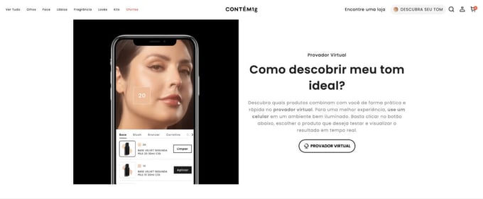 Banuba virtual try-on screenshot